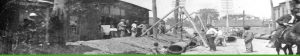 Old photo of water workers