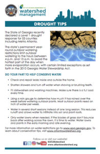 Drought Tips